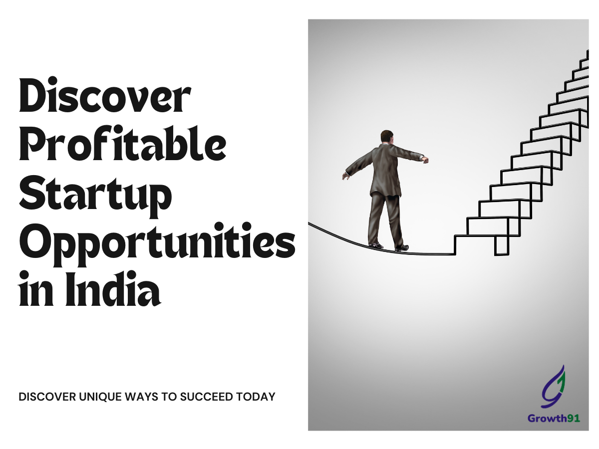 Profitable Startup Opportunities in India