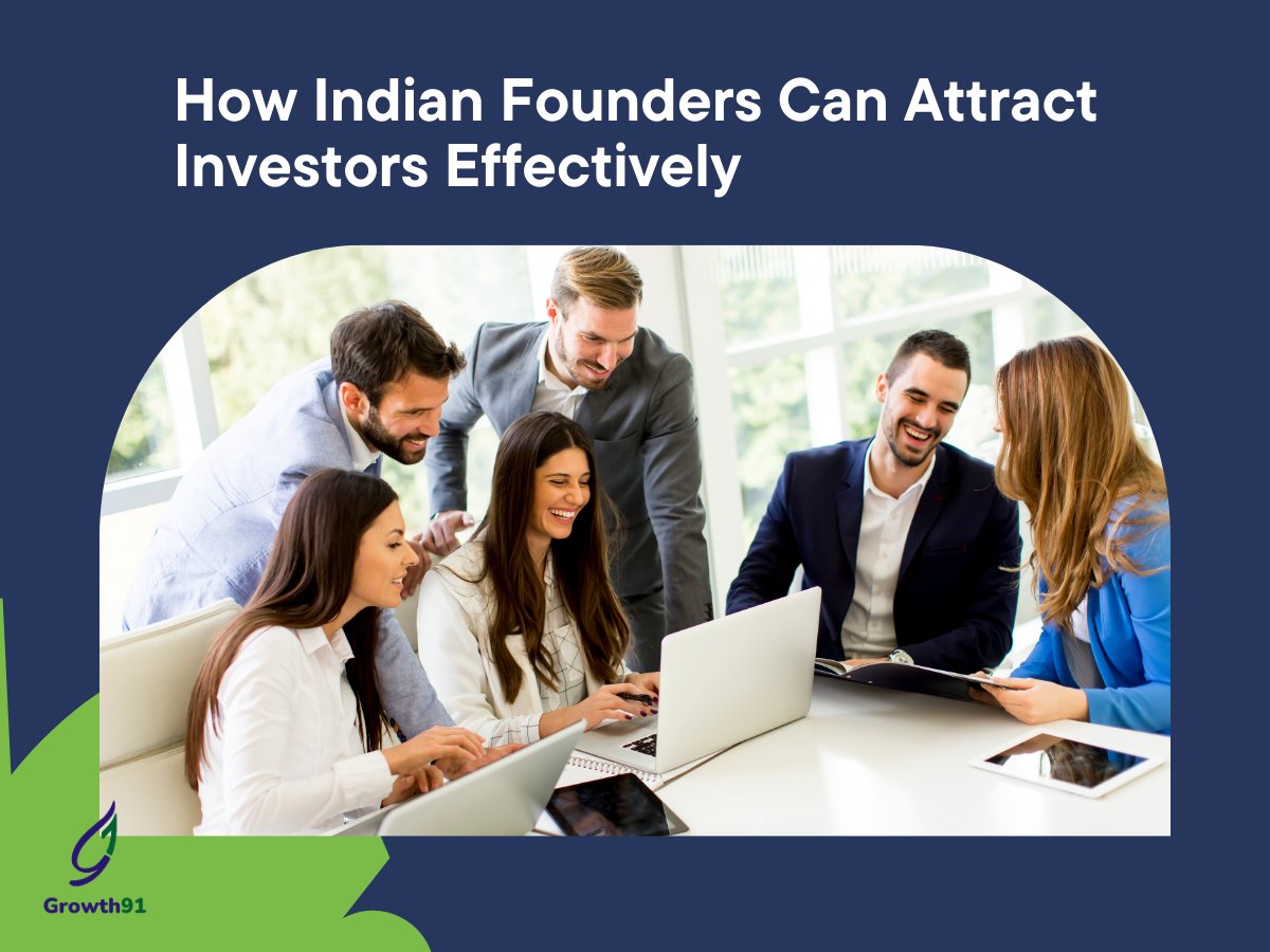 Indian founder presenting business model to startup investors during funding pitch