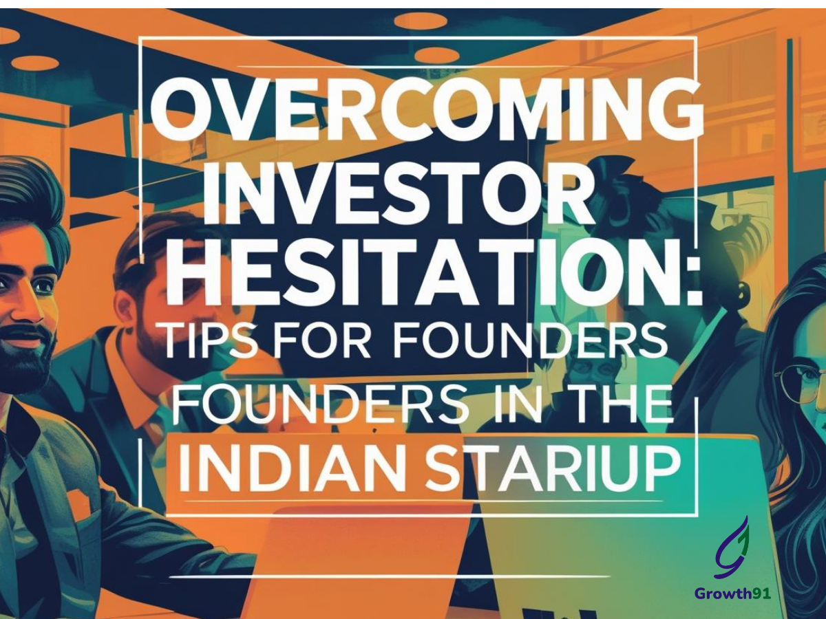Indian startup founder pitching to investors with confidence