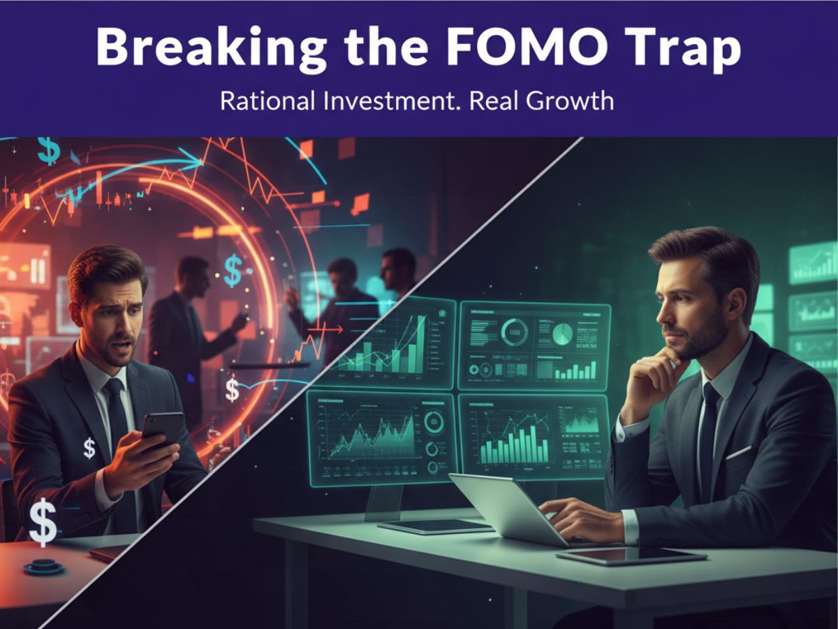 Investor avoiding FOMO trap while investing in startups