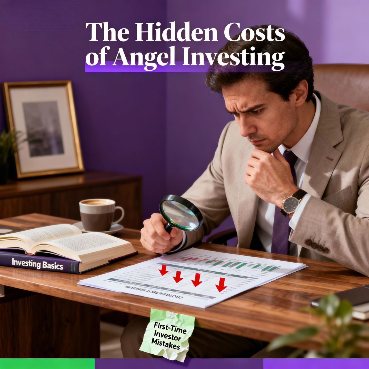 Angel investor facing challenges in startup funding decisions