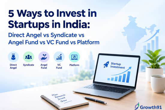 5 Ways to Invest in Startups in India (2026 Comparison)